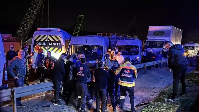 Bursa'da Zincirleme Kaza: 1 Ölü, 13 Yaralı