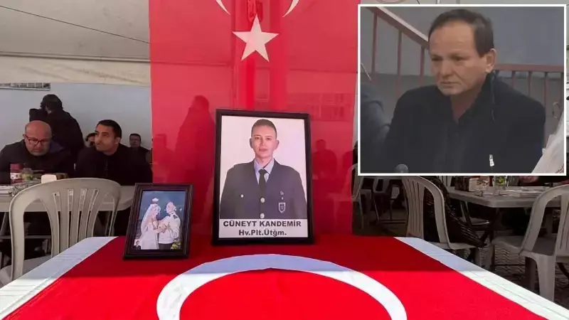 C-130 Kazasında Şehit Olan Pilot Üsteğmen Cüneyt Kandemir'in Acı Haberi Ailesine Ulaştı