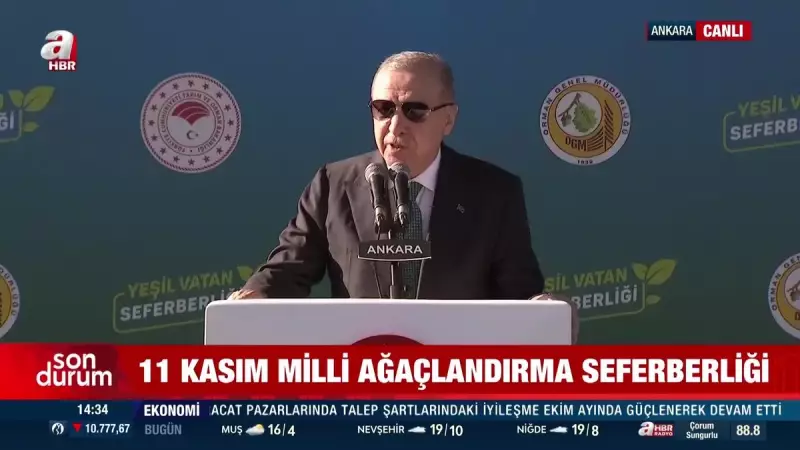 Cumhurbaşkanı Erdoğan: Bu Yıl 600 Milyon Fidanı Toprakla Buluşturacağız