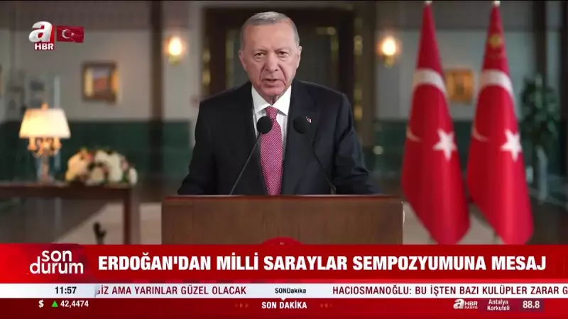 Cumhurbaşkanı Erdoğan'dan Milli Saraylar Sempozyumu'na Video Mesaj