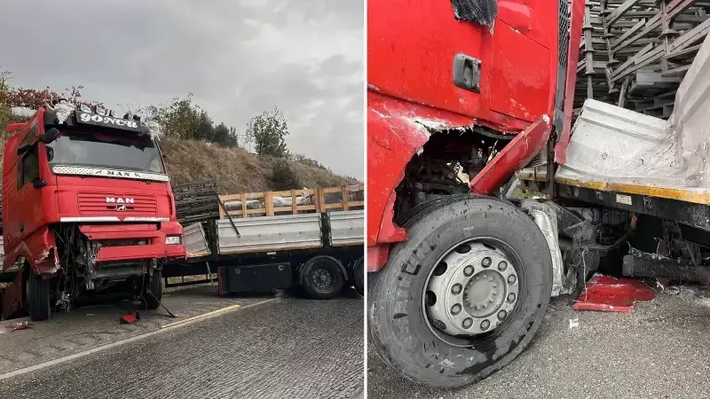 D300 Karayolu'nda Tır Kazası: Trafik Uzun Süre Kapandı