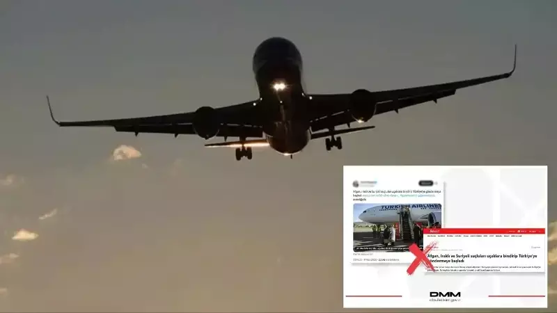 Dezenformasyonla Mücadele'den Yalan Haber Açıklaması: Göçmen Uçakları İddiası