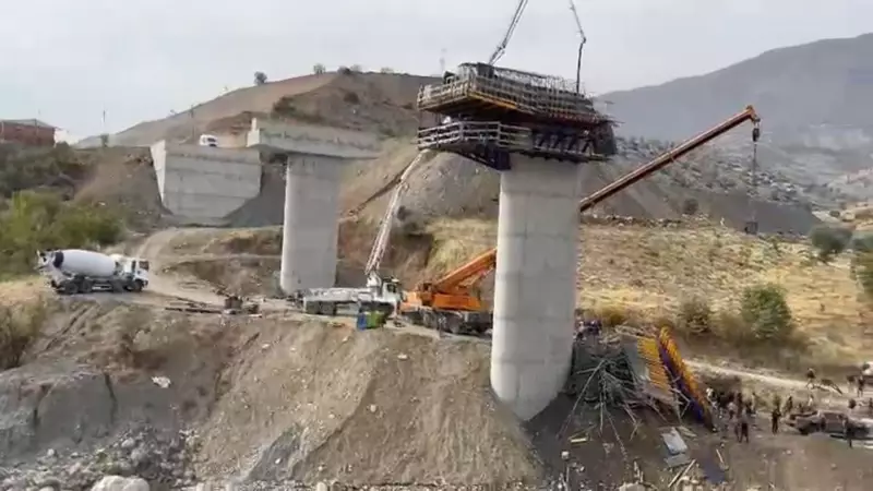Diyarbakır'da Köprü İnşaatında İskele Çöktü: 3 Ölü, 2 Yaralı
