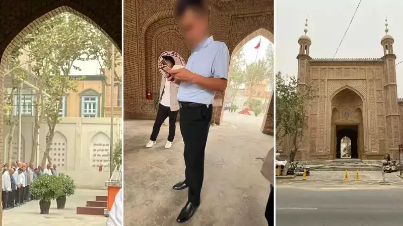 Doğu Türkistan'da Camiye Girişte Kimlik Kontrolü ve Sadakat Yemini