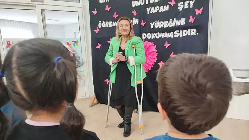 Doğuştan Kalça Çıkığı Olan Hilal Hoca, Azmiyle Okul Müdürü Oldu