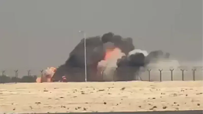 Dubai'deki Hava Gösterisinde Hint Savaş Uçağı Düştü: Pilot Hayatını Kaybetti