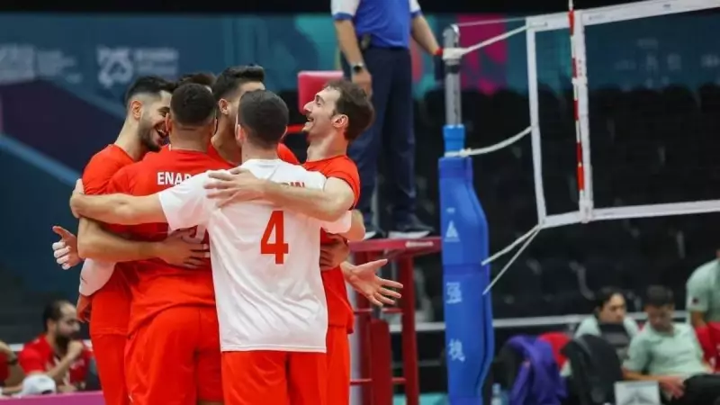 Erkek Voleybol Milli Takımı Bahreyn'i 3-0 Mağlup Etti