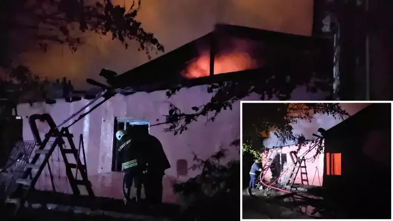 Erzincan'da Ev Yangınında Mahsur Kalan 4 Kişi Kurtarıldı