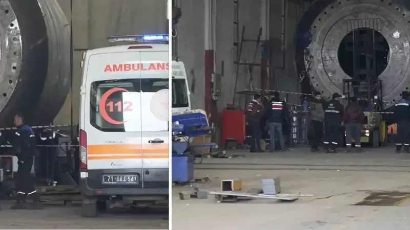 Fabrikada 3 Tonluk Sac Levha Altında Kalan 2 İşçi Hayatını Kaybetti