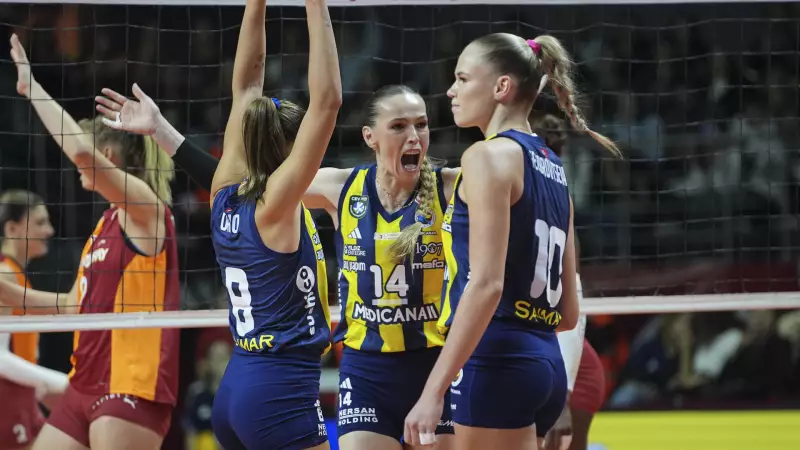 Fenerbahçe, Sultanlar Ligi Derbisinde Galatasaray'ı 3-2 Mağlup Etti