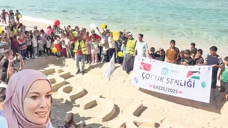 Gamze Özçelik Gazze'de Çocuk Şenliği Düzenledi: Bir Gülüş Her Şeyi Değiştirir