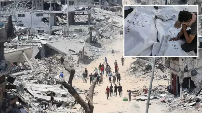 Gazze'de Son 72 Saatte 15 Ceset Enkaz Altından Çıkarıldı