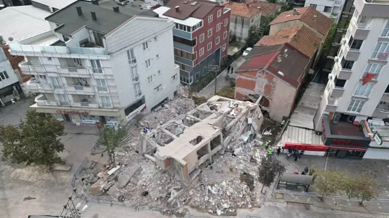 Gebze'de Yapı Stoğu Alarmı: Çöken Binada Büyük Tahliye Operasyonu!