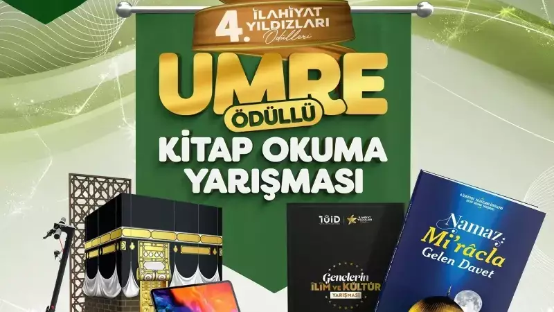 Gençlere Umre Ödüllü Yarışma: Başvurular 15 Ocak 2026'ya Kadar