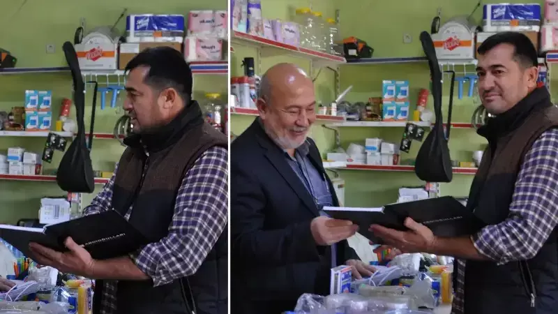 Gökçedere'de Hayırsever 100 Bin TL Borcu Ödeyerek Bakkal Defterini Aldı