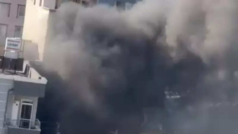 Hatay İskenderun'da İş Yeri Yangını: Daireye Sıçradı!