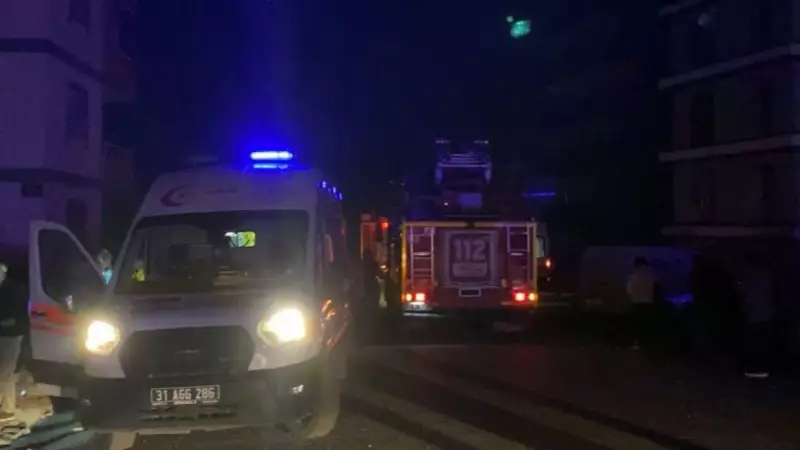 Hatay'da 7 Katlı Binada Çıkan Yangında 2 Kişi Hayatını Kaybetti