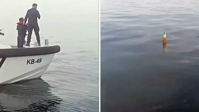 Hopa'da Balıkçılar Denizde Rus Füzesi Buldu: Sahil Güvenlik Alarmda