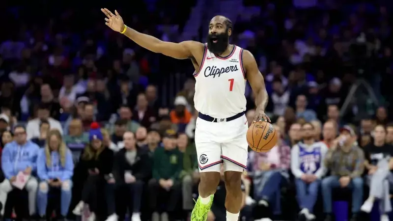 James Harden 55 Sayıyla NBA'de Tarih Yazdı: Clippers Farklı Kazandı