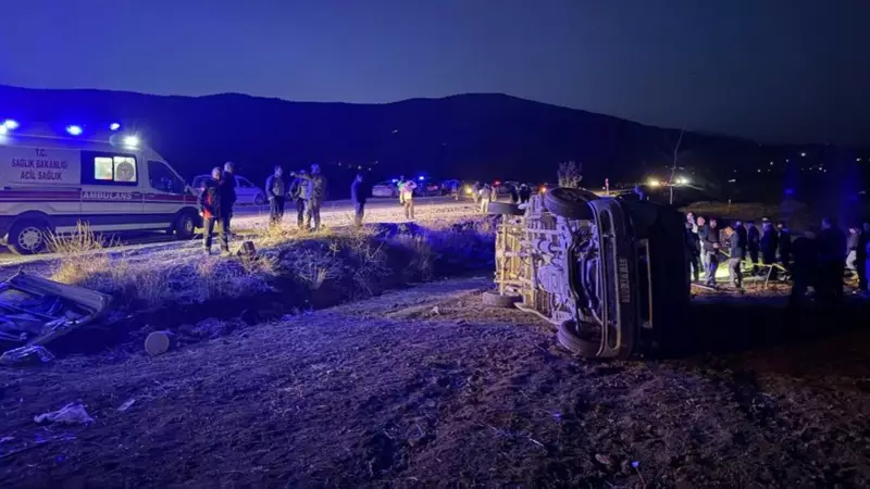 Kahramanmaraş'ta İşçi Servisi Şarampole Devrildi: 2 Ölü, 7 Yaralı