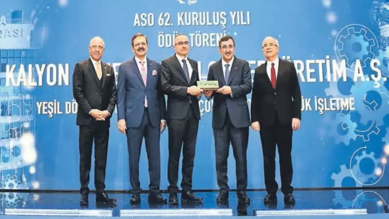Kalyoncu Holding'e Sürdürülebilirlik Ödülü: Yeşil Dönüşüm Vurgusu