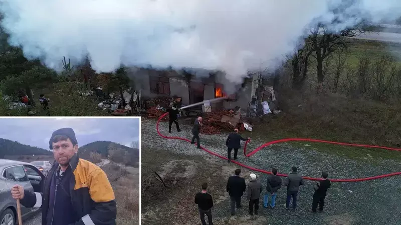 Kastamonu'da Emekli Öğretmen Sobaya Benzin Dökünce Yangın Çıktı