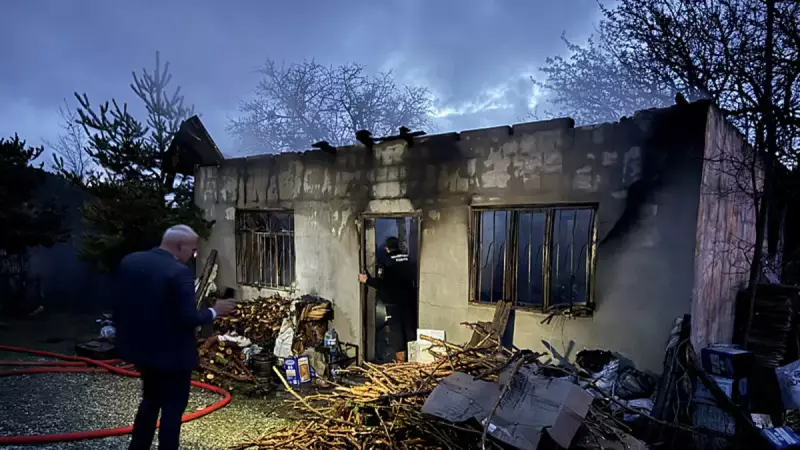 Kastamonu'da Sobaya Benzin Dökünce Yangın Çıktı: 1 Yaralı