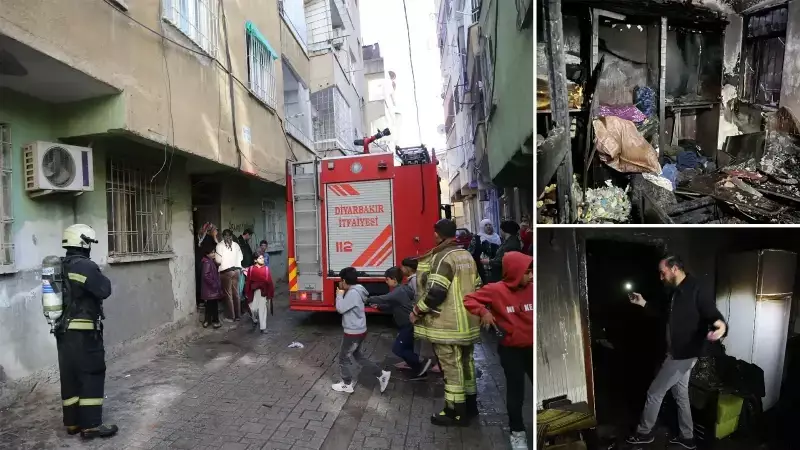 Kaynartepe'de Apartman Yangını: 8 Kişi Hastanelik Oldu