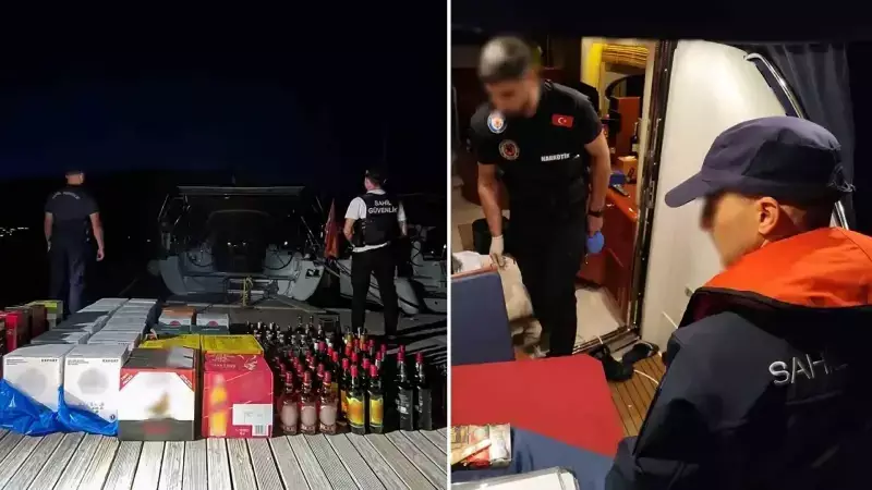 Lüks Teknelerde Uyuşturucu Dehşeti! Sahil Güvenlik Fena Kıskıvrak Yakaladı