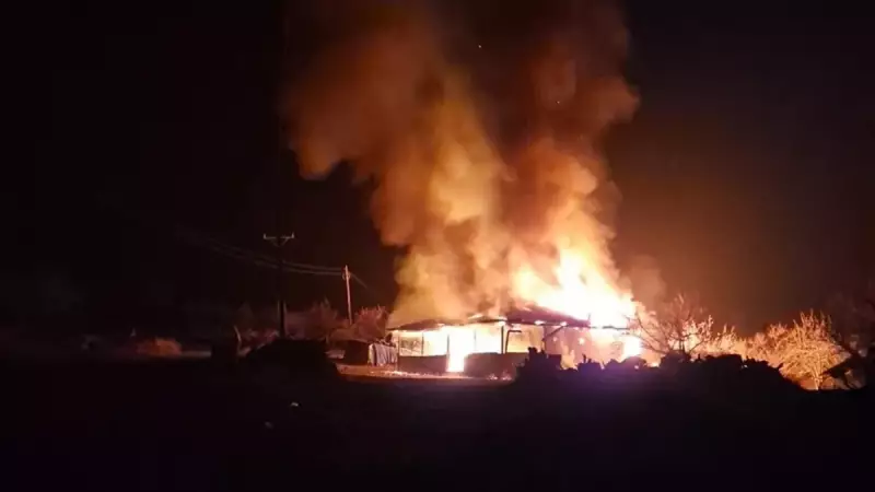 Malatya'da Elektrik Kontağından Yangın: Ev Kül Oldu