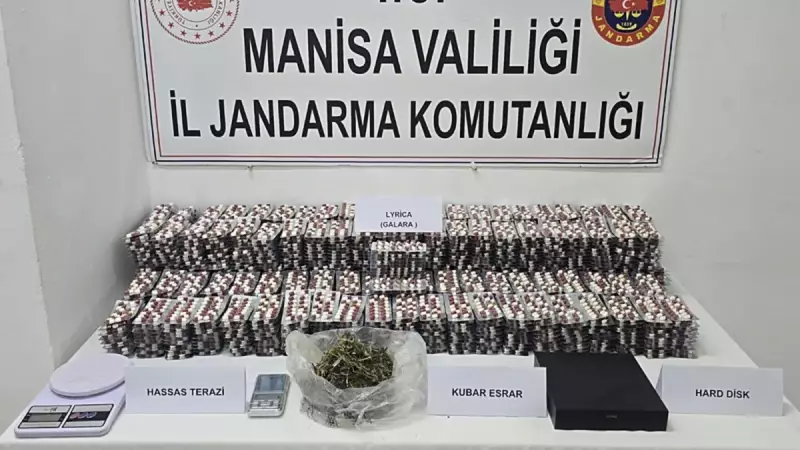 Manisa'da Uyuşturucu Baskını: 52 Yaşındaki Kadından 18 Bin 277 Hap Çıktı