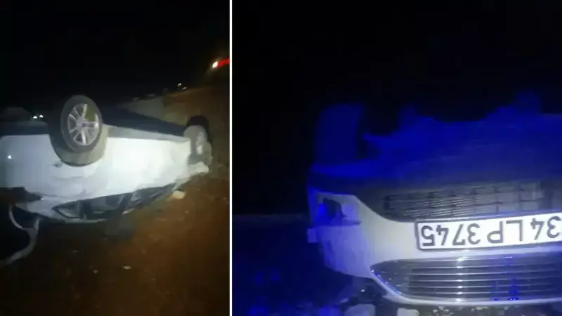 Mardin'de 7 Genç Yaralandı: Ömerli'de Otomobil Takla Attı