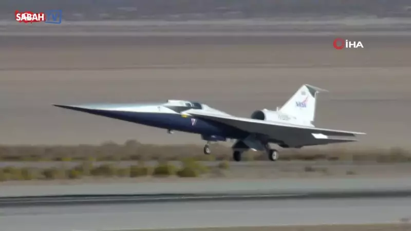 NASA'nın Sessiz Süpersonik Uçağı X-59'un Test Görüntüleri Yayınlandı