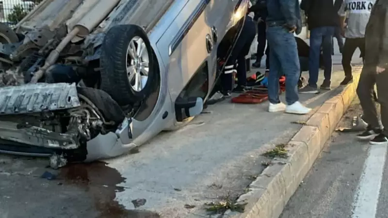 Çorum'da Korkunç Kaza: Otomobil Takla Attı, Bisikletli Genç Kaldırımda Can Verdi!