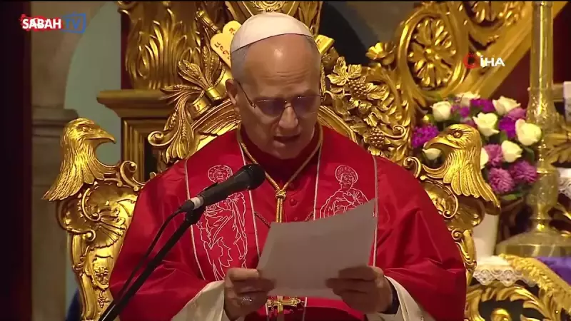 Papa 14. Leo İstanbul'da Ermeni Katedrali'nde Dua Etti