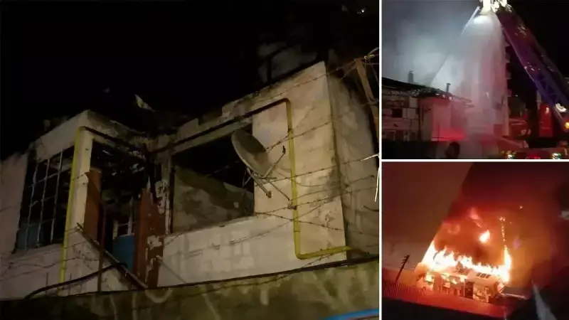 Rize'de 2 Katlı Evde Çıkan Yangın Büyümeden Söndürüldü