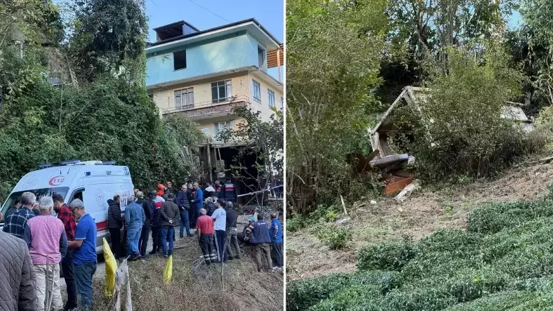 Rize'de Serender Kazası: 1 Ölü, 2 Yaralı