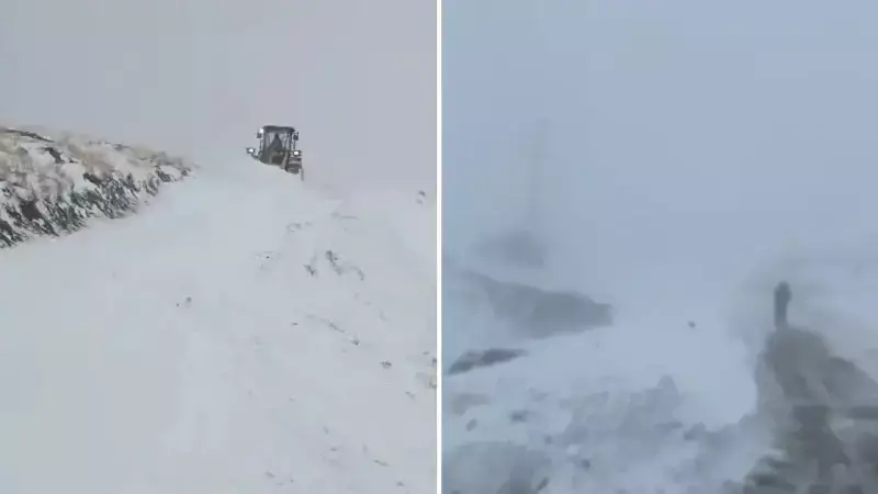 Şırnak'ta Kardan Kapanan 6 Köy Yolu Ulaşıma Açıldı