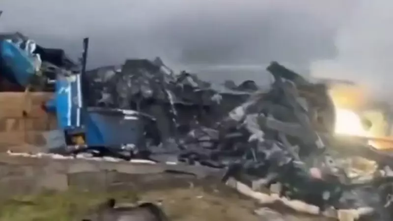 Rusya'da Helikopter Evi Vurdu: 5 Kişi Hayatını Kaybetti