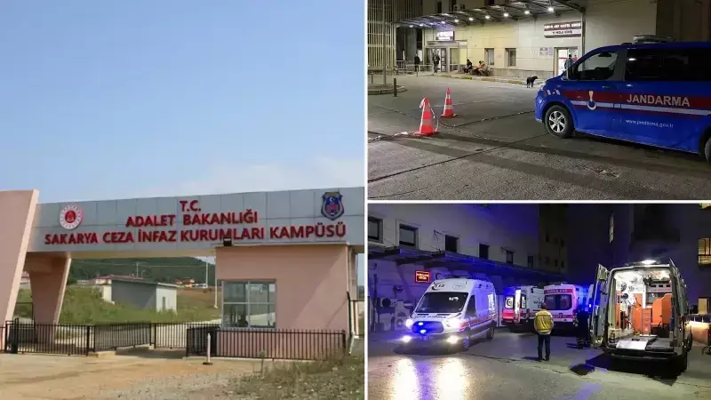 Sakarya'da Açık Cezaevinde 123 Hükümlü Gıda Zehirlenmesi Şüphesiyle Hastanelik Oldu