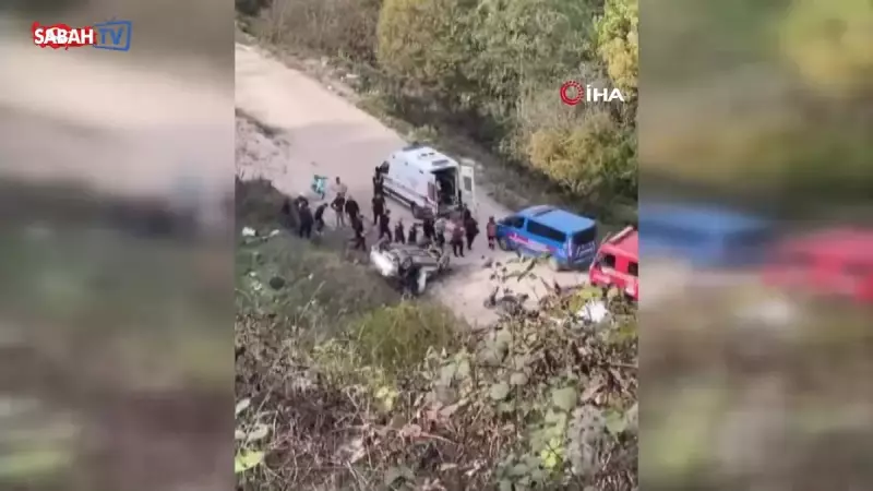 Sakarya'da Feci Kaza: D-140 Karayolu'nda Araç Şarampole Uçtu - 1 Ölü, 3 Yaralı