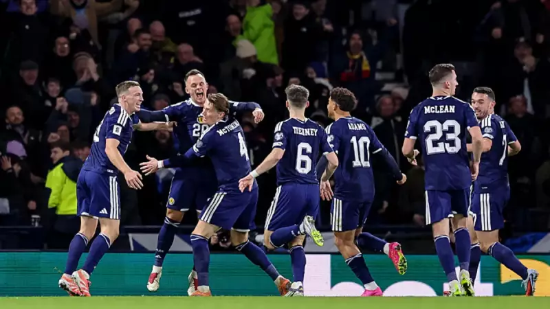 İskoçya 28 Yıl Sonra Dünya Kupası'na Katılım Hakkı Kazandı