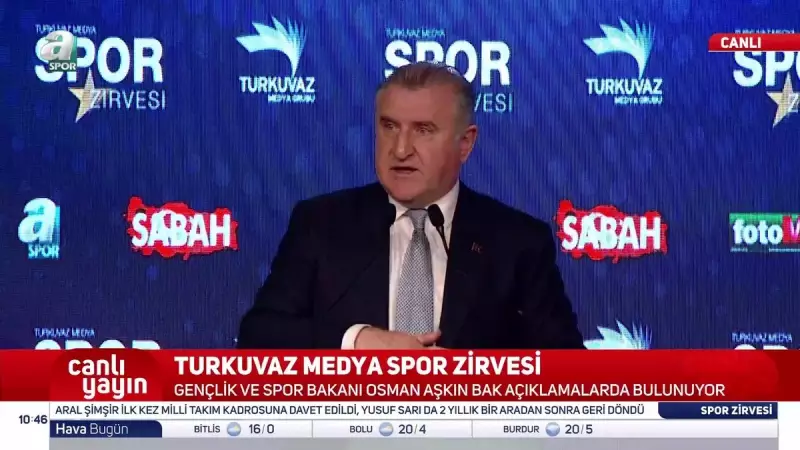 Spor Bakanı Bak'tan Spor Zirvesi'nde Önemli Açıklamalar