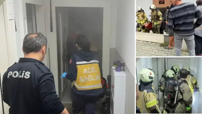 İstanbul Avcılar'da 66 Yaşındaki Nuri Kamer Duman Zehirlenmesi Geçirdi