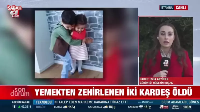 İstanbul Ortaköy'de Yemekten Zehirlenen 2 Kardeş Hayatını Kaybetti