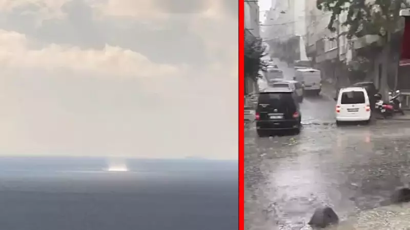 İstanbul'da Dolu ve Hortum Felaketi: Trafik Felç Oldu!