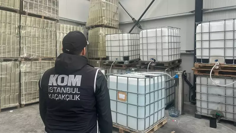 İstanbul'da Kaçak Alkole Büyük Darbe: 10 Bin Litre Ele Geçirildi