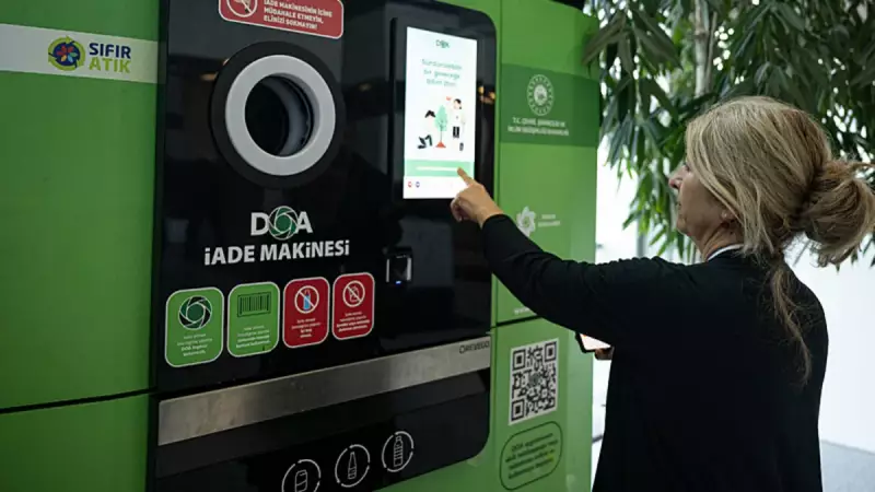 TBMM'ye 2 Depozito İade Makinesi Kuruldu: Sıfır Atık Adımı