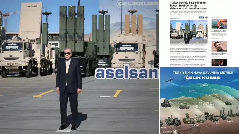 Türkiye Çelik Kubbe Hava Savunma Sistemine 6,5 Milyar Dolarlık Yatırım