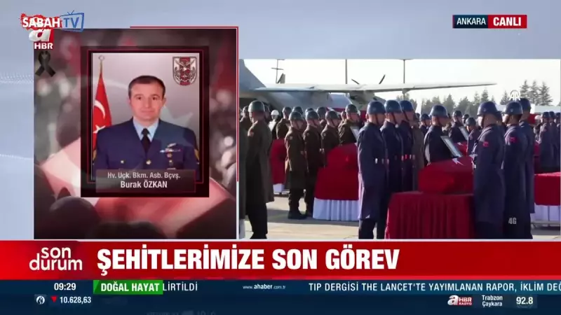 Türkiye, Gürcistan'daki C130 Kazasında Şehit Düşen 20 Askerini Uğurladı